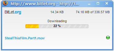 BitLet: Cliente de BitTorrent Online