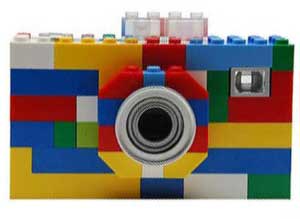 Camara fotográfica estilo LEGO