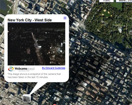 Google Maps con WebCams