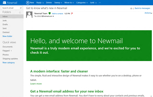 Hotmail Newmail