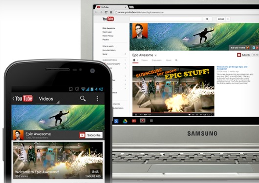 Youtube presenta su nuevo diseño One Channel