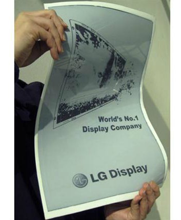 La flexible que LG mostraba en 2010