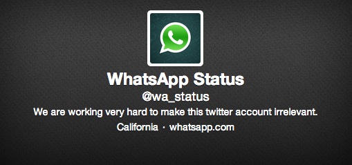 La cuenta oficial que te indica el estado de WhatsApp