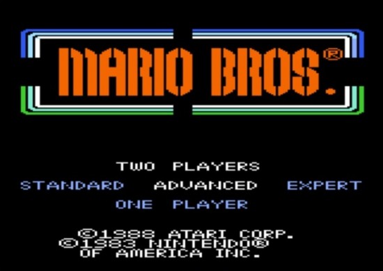 Mario Bros para Atari de 1988