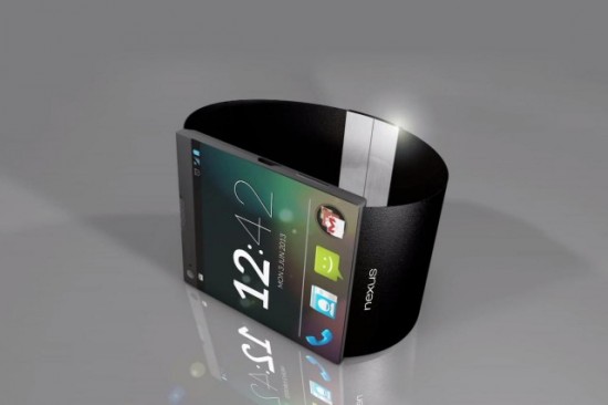 Concepto sobre lo que podría ser el Nexus Watch