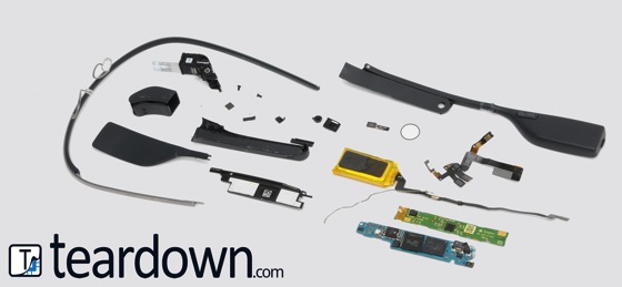 Las piezas y partes de las Google Glass suman menos de $80 USD